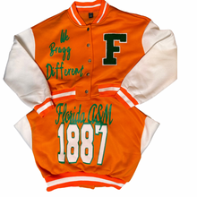 Load image into Gallery viewer, Florida A&amp;M Crop Top Jacket
