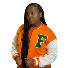 Load image into Gallery viewer, Florida A&amp;M Crop Top Jacket
