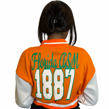 Load image into Gallery viewer, Florida A&amp;M Crop Top Jacket
